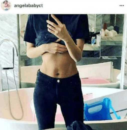 女明星怀孕马甲线,女明星怀孕仍保持马甲线，揭秘孕期健身秘诀