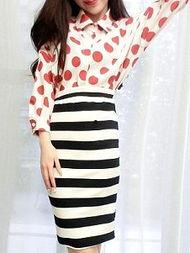 明星同款波点衬衫搭配,明星同款衬衫，演绎复古时尚新风尚